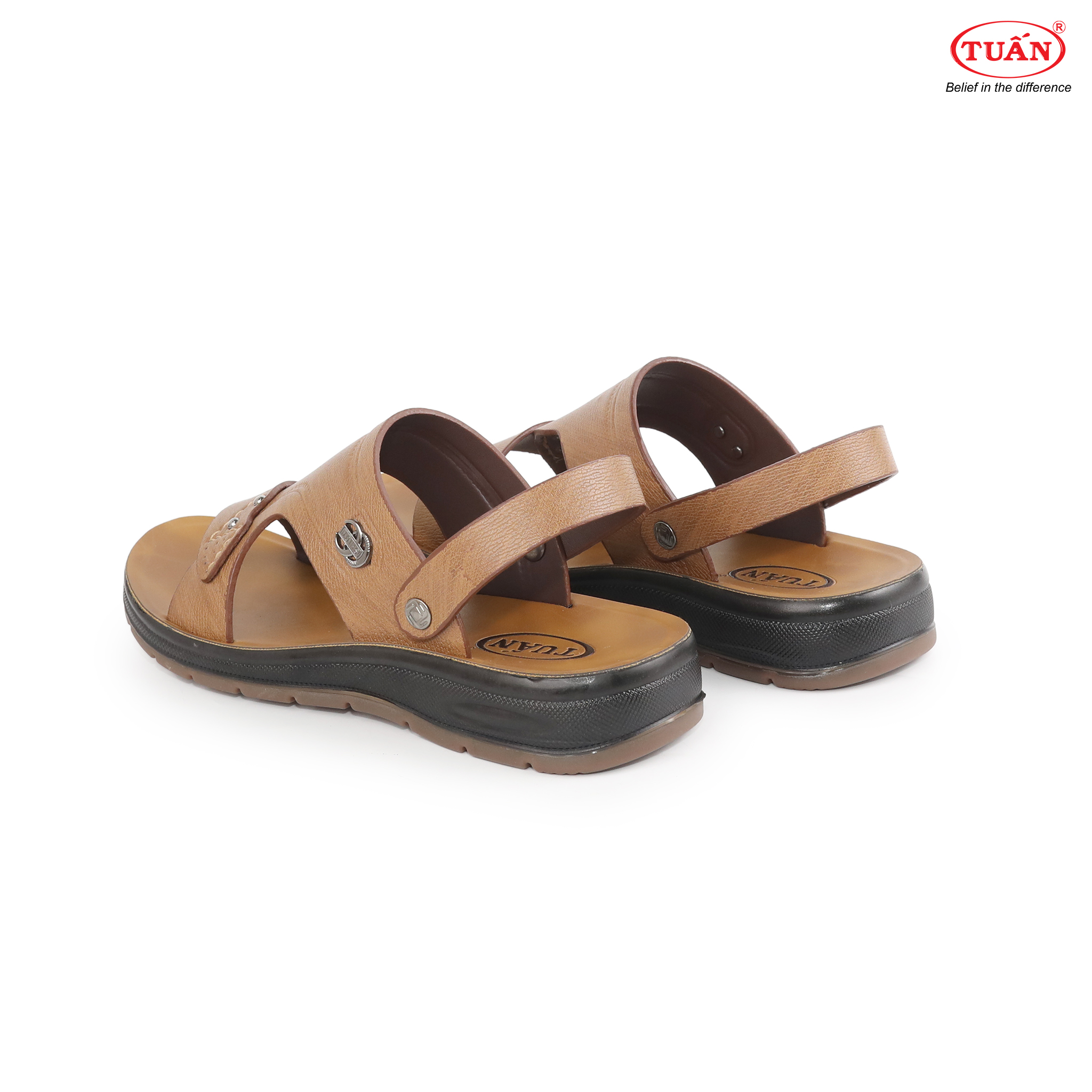 GIÀY SANDAL NAM DA BÒ NCHD-B001 - Ảnh 4