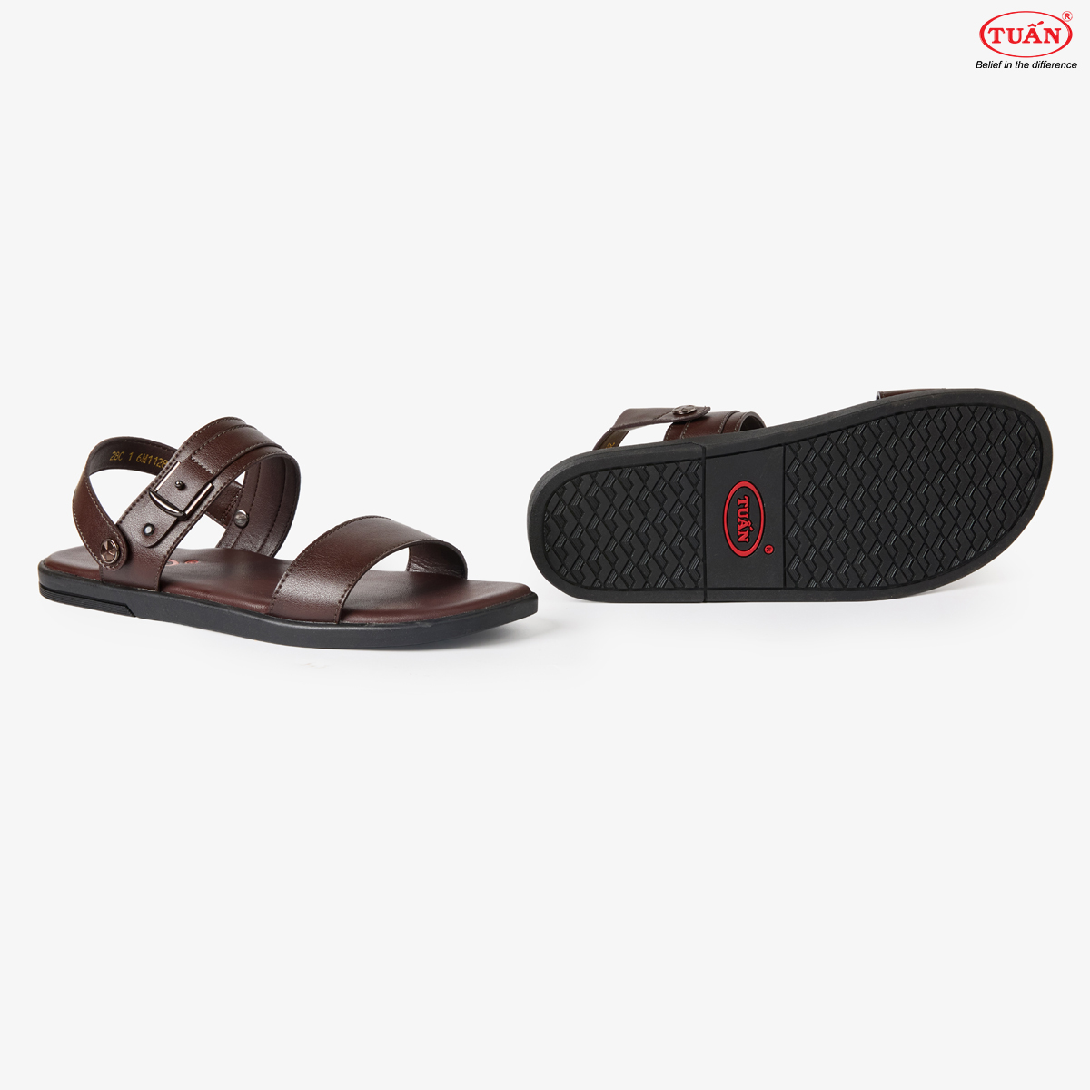 GIÀY SANDAL NAM DA BÒ CAO CẤP NXHU-B28C