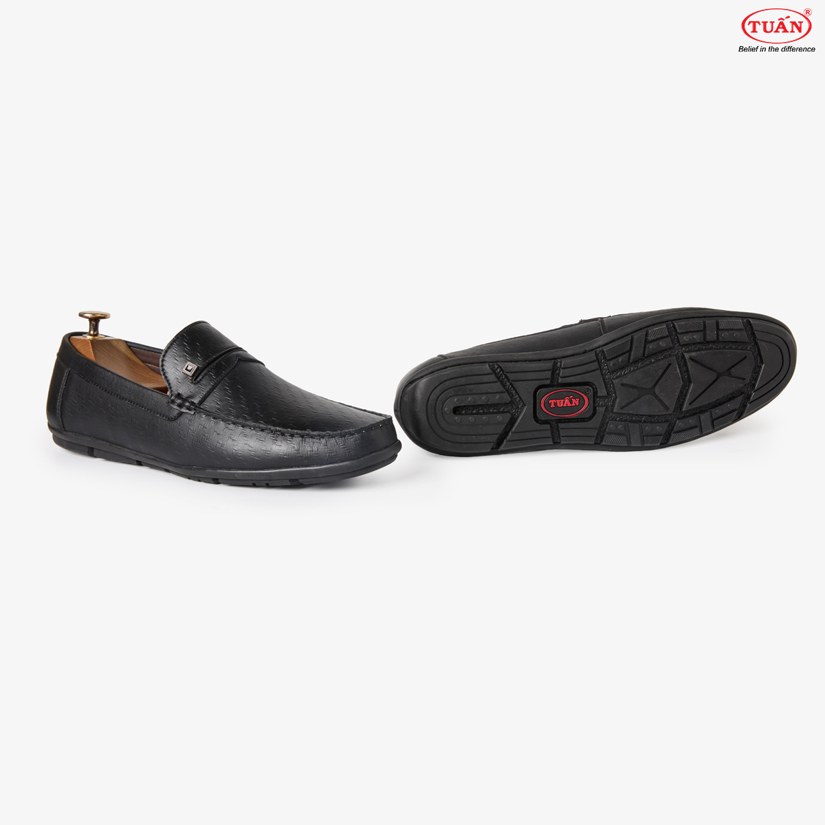 GIÀY MỌI NAM DA BÒ GXHU-B81E